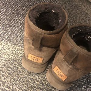 Women chocolate brown shortie Ugg boots